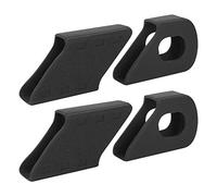 VGEBY 4 Protectores de pedalier de Bicicleta, protección de manivela para Bicicleta, Color Negro