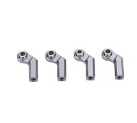 VGEBY 4 UNIDS Junta de Rótula de Metal de Aleación de 7,0 Mm de Diámetro Rosca M4 Junta de Rótula de Curva de Coche RC de Alta Precisión con Oxidación Dura para Actualización de (Color Ti)