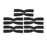 VGEBY , 5 uds., 0,5g, Tiras de Equilibrio de Peso para Raqueta de Bádminton y Tenis de Silicona, con Cintas Ponderadas en Forma de H para Personalización de Raqueta (Black)