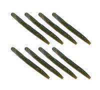 VGEBY 8 Cebos de Pesca de Gusano AR24, 10 Cm, 6,5 G, Señuelo Artificial Suave Realista con Color Brillante para Muchos Tipos de Peces (#2)
