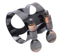 VGEBY Abrazadera de boquilla de metal para fijar la ligadura de clarinete con una larga vida útil, ideal para actuaciones de conjunto (rojizo antiguo)