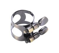 VGEBY Accesorios para Saxofón, Abrazadera de Ligadura de Boquilla Ajustable de Metal para Saxofón Alto Soprano con Ajuste Seguro para Músicos Profesionales (Azul verdoso antiguo)