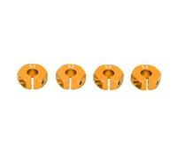 VGEBY Acoplador Combinador de Adaptador de Cubo de Transmisión Hexagonal de Rueda de 4 Piezas de 12 Mm, Piezas de Repuesto de Coche RC de Aleación de Aluminio con Tornillos de (Orange)