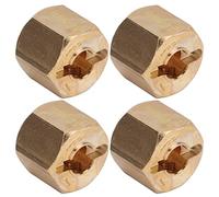 VGEBY Adaptador de Cubo de Rueda Hexagonal de 12 Mm, Material de Latón, Estabilidad Mejorada, Fácil Configuración para Coches SCX10 90046 GN7 CC01 1/10 RC (10mm)