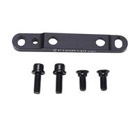 VGEBY Adaptador de montaje de pinza de freno de disco para bicicleta de montaña, adaptador de montaje de freno de disco plano ultraligero para bicicleta de carretera (F140/160)