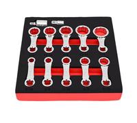 VGEBY Adaptador de Torsión, Juego de Extensión de Llave de Torsión de Acero Al Cromo Vanadio con 12 Piezas para Reparación de Automóviles y Espacios Reducidos