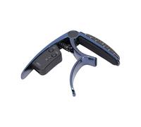 VGEBY Afinador de Guitarra, Pantalla LED Recargable de Aleación de Zinc 2 en 1 Meideal Capo Guitar Tuner Clamp para bajo (BLUE)