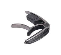 VGEBY Afinador de Guitarra, Pantalla LED Recargable de Aleación de Zinc 2 en 1 Meideal Capo Guitar Tuner Clamp para bajo (BLACK)