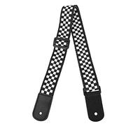 VGEBY Ajustable y negro cuadrados ukelele 4 cuerdas Hawaii guitarra correa de hombro accesorio