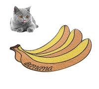 VGEBY Alfombrilla para para Gatos, Alfombrilla Antideslizante con Forma de Fruta de PVC para Caja de y Cuencos de Comida, Protección del Suelo Fácil de Limpiar para Apartamentos Pequeños (40x60cm)