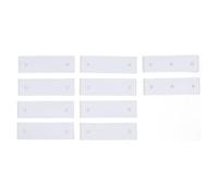 VGEBY Almohadillas Deslizantes para Literas de Remolques de Barcos, Almohadillas Deslizantes para Literas de ABS de 3 X 10 Pulgadas con Orificio para Tornillo Preperforado, Descarga de Carga Rápida,