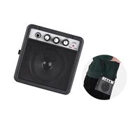 VGEBY Altavoz Amplificador de Guitarra Compacto de 5 W con Overdrive, Amplificador Acústico Portátil para Músicos en Movimiento - Azul (BLACK)