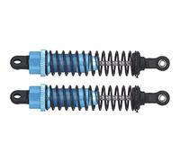 VGEBY Amortiguador RC de 2 Piezas de 80 Mm, Mejora de Rendimiento de Aleación de Aluminio para Orugas de Coche con Control Remoto 2WD con Suspensión Ajustable (BLUE)
