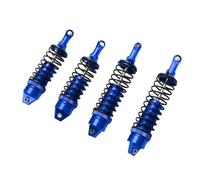 VGEBY Amortiguadores RC, Amortiguadores Rellenos de Aceite de Aleación de Aluminio para Slash 4x4, Juego de Traseros Delanteros Ligeros y Duraderos para Coches de Orugas 1:10 (BLUE)