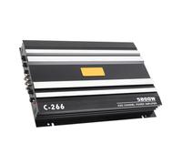 VGEBY Amplificador Estéreo Amplificador de Audio Estéreo para Automóvil de Aleación de Aluminio de Hierro de Potencia de 4 Canales de 12 V 5800 W para Usuarios de Sistemas de Audio de Altavoces para