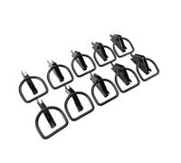 VGEBY Ancla de Amarre para Remolque, Amarre con Anillo en D de Acero Resistente para Remolques, Carga de Trabajo Segura de 2500 LB para Gestión de Carga