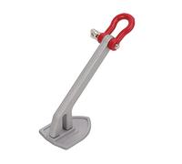 VGEBY Ancla de Cabrestante para Coche RC, Aleación de Aluminio, Ligera, Duradera, Resistente a la Corrosión, Montada en el Parachoques Delantero o Trasero, con Exquisitos (Silver)