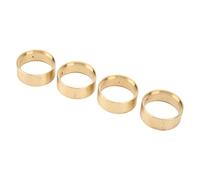 VGEBY Anillo de Abrazadera de Anillo Interno de Latón de 4 Piezas, Estable Duradero a Prueba de Herrumbre para Coche RC 1/24, con Piezas de Mejora de Llanta de Rueda de 1,0 Pulgadas