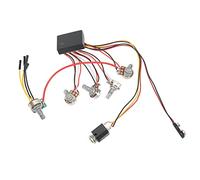 VGEBY Arnés de Cableado para Amplificador de Guitarra, Kit de Cableado de Amplificación de 3 Vías de Plástico Metálico, Conexión de Circuito Estable para bajo de Guitarra Eléctrica