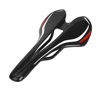 VGEBY Asiento de Bicicleta, Asiento de Sillín de Bicicleta de Fibra de Carbono Ligero y Fácil de Instalar para de Montaña de Carretera (Lustrosa)