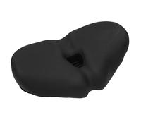 VGEBY Asiento de Bicicleta de Gran Tamaño, Material de PU y Esponja, Cómodo Sillín para Bicicletas Eléctricas de Montaña, Diseño Amplio para Máxima Comodidad (Black)