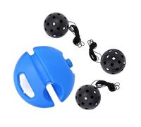 VGEBY Ayuda de Entrenamiento de Pepinillos, Dispositivo de Autopráctica con Cuerda Muy Elástica y Bolas de Rebote de PE de 74 Mm, para Uso en Interiores y Exteriores (Estilo 1)