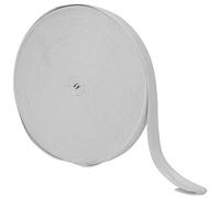 VGEBY Banda elástica de punto más gruesa, accesorio de costura flexible para manualidades, para tejer y para tarjetas de visita, fibra de poliéster, negro, 20 mm de ancho (WHITE #11)