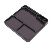VGEBY Bandeja de Herramientas de Silicona, Soporte Antideslizante para Tornillos RC con Almacenamiento de Múltiples Compartimentos, Organizador Compacto para Reparación de Electrónica, Construcción de