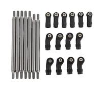 VGEBY Barra de Acoplamiento, Fácil Instalación Kit de Biela RC de Acero Inoxidable de 6 Mm de Diámetro para Coche Gen8 M4 1/10 RC