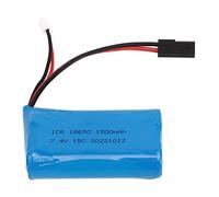 VGEBY Batería de Litio, Batería de Litio 18650 7.4V 1500mAh con Batería de Repuesto de 5500 Enchufes para RC Car Airplane Ship Bicicletas Y Piezas De Repuesto