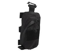 VGEBY Bolsa con Correa para Mochila, Material de Lona, acceso Seguro para Excursionistas, Fijación Rápida para Teléfonos y Elementos Esenciales, Compañero de Viaje Al Aire Libre de 6,7 X 3,5 (BLACK)