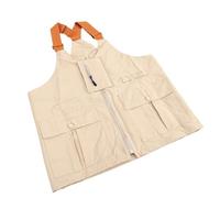VGEBY Bolsa de Chaleco para Exteriores, Chaleco de Fotografía 2 en 1 de Tela Oxford con Bolsillos Espaciosos y Bolso de Hombro Versátil para Senderismo y Viajes (L)