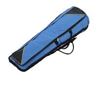 VGEBY Bolsa de trombón tenor, funda acolchada de tela Oxford impermeable para trombón delgado y ligero, con correa para el hombro y asas laterales para accesorios musicales, Azul, Informal