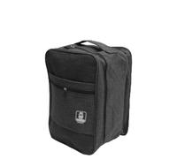 VGEBY Bolsa de Zapatos de Viaje Bolsa de Almacenamiento de Zapatos Portátil Impermeable para Viajes 3 Capas con Capacidad para 3 Pares de para Personal de Oficina Tela Oxford Catiónica (Black)