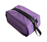 VGEBY Bolsa Impermeable para Zapatos, Organizador de Almacenamiento de Zapatos de Viaje para Hombres y Mujeres, con Correa para Colgar o Transportar, Protector de de Tela (Purple)