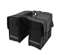 VGEBY Bolsa para Bicicleta, Alforja para Bicicleta Resistente Al Agua de Gran Capacidad de 44L con Cierre Superior Abatible y Tiras Reflectantes para Desplazamientos en (40,5 * 16 * 34)