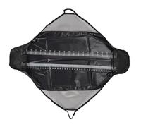 VGEBY Bolsa para Pesar Peces en Torneos de Pesca, Antideslizante, de PVC Negro, de Gran Capacidad con Regla.