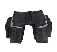 VGEBY Bolsa para Portabicicletas de 25L, Bolsa Portabicicletas Trasera de Doble Cara de Tela Impermeable 600D con Tiras Reflectantes para Portaequipajes Trasero de Bicicleta