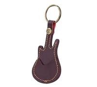 VGEBY Bolsa para recoger guitarra, soporte de funda de cuero portátil con selecciones para artistas musicales Blackbrown (marrón)