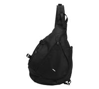 VGEBY Bolso Bandolera Grande Negro, Mochila de Hombro de Tela Oxford Impermeable con Correa Ajustable, para Hombres y Mujeres, Deportes Al Aire, Ciclismo, Senderismo, Viajes