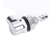 VGEBY Boquilla de Lavado Latón Lavaparabrisas Jet Orificio único Ajustable Cromado con Tuerca 23 Mm para Reemplazo de Limpieza de Parabrisas Delantero de Automóvil Clásico