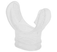 VGEBY Boquilla de Snorkel, 4 Piezas Boquilla de Snorkel Transparente Boquilla de Tubo de Buceo con Boca de Silicona en Forma de U para Tubo de Respiración de Calibre Redondo, Equipo de