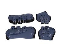 VGEBY Botas de Tendón Transpirables para Salto de Caballo, Frente Abierto, Ajuste Ajustable para Entrenamiento y Competiciones, Juego de 4 (Grande)