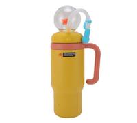 VGEBY Botella de Agua, Acero Inoxidable, Vaso Aislado, 710 Ml para Viajes Al Aire, Deportes y Senderismo (Yellow)