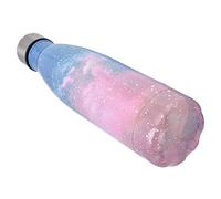 VGEBY Botella de Agua de Acero Inoxidable con Forma de, Resistente a los Arañazos, para Deportes Al Aire Libre, Viajes de Acampada, 1 Paquete (cielo estrellado rosa)