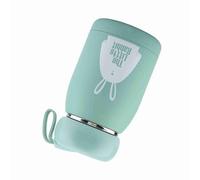 VGEBY Botella de Agua Portátil con Aislamiento de Conejo, a Prueba de Herrumbre, para Viaje, Escuela, Acero Inoxidable (GREEN)