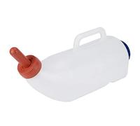 VGEBY Botella de Leche para Terneros de 4 Litros con Asa y Tetina Desmontable para Facilitar la Alimentación en Granjas Ganaderas, Material Seguro de Plástico y Caucho, Suministro Ideal para Ganado, 1