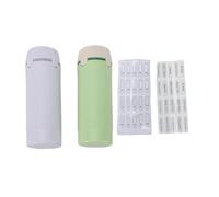 VGEBY Botella Dispensadora de Viaje, 2 Unidades 4 en 1, Botella con Bomba de Viaje, Artículos de Tocador Portátiles, Dispensador de Envases Cosméticos para ú, Loción, y Crema