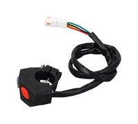 VGEBY Botón de Bocina ABS para Faro de Motocicleta, Interruptor de Bocina con Luz Delantera Integrada y Control de Manillar de Repuesto de Encendido para Enduro Dirt Bike EXC EXC F XC W (estilo 1)