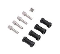 VGEBY Bujes de Rueda, Adaptador de Transmisión de Latón de 12 Mm, Tracción Mejorada para Accesorios SCX10 Crawler RC, Compatibles con Modelos a Escala 1/10 (Black)